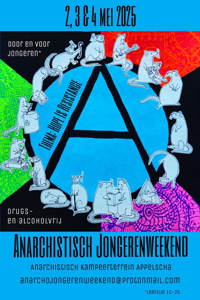 >> Anarchistisch jongerenweekend 2, 3 & 4 mei&nbsp;2025